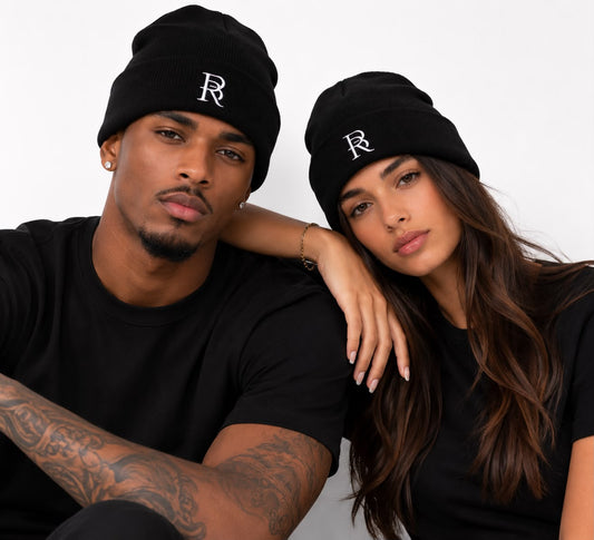 Bonnet Premium Noir Collection Elite 2026 porté par un homme et une femme - BRYLON PARIS